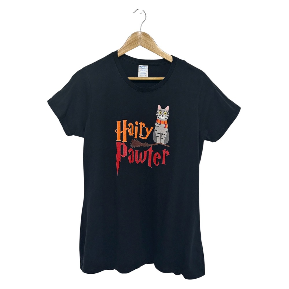 Port & Company "Hairy Pawter" Funny Wizard Joke Unisex graphic tee L